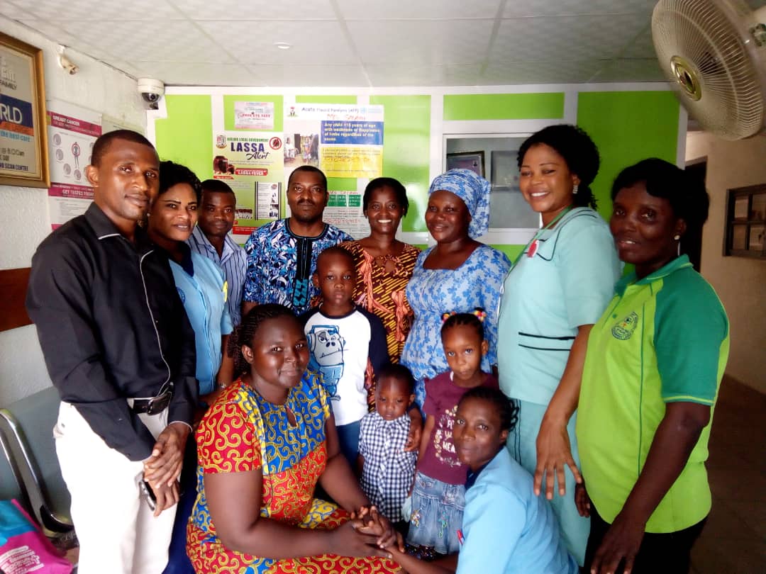 Dr Festus Dare with Trainee